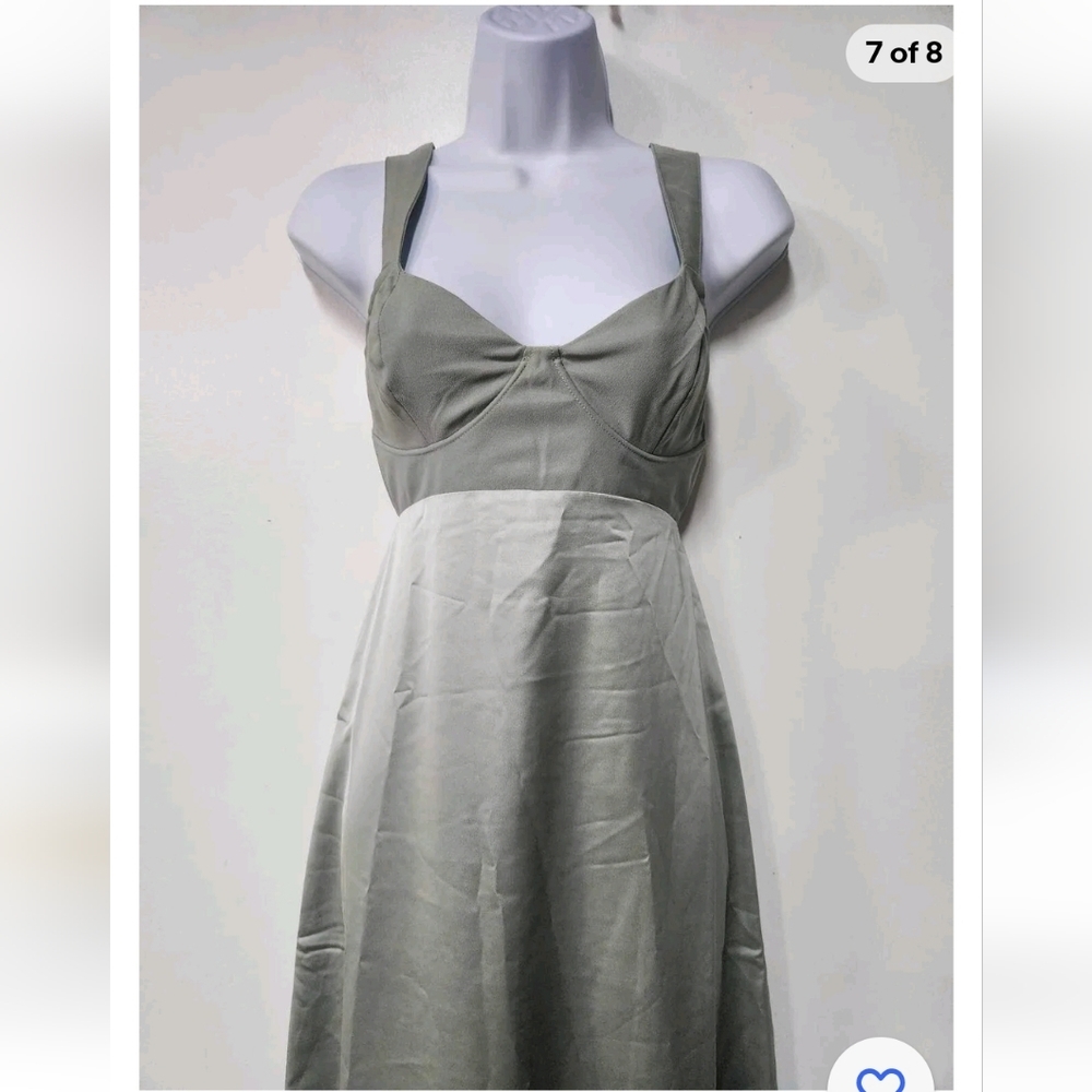 NWT Free People Gia Maxi Dress On Color Mermaids Tail Size 2. - Picture 4 of 5